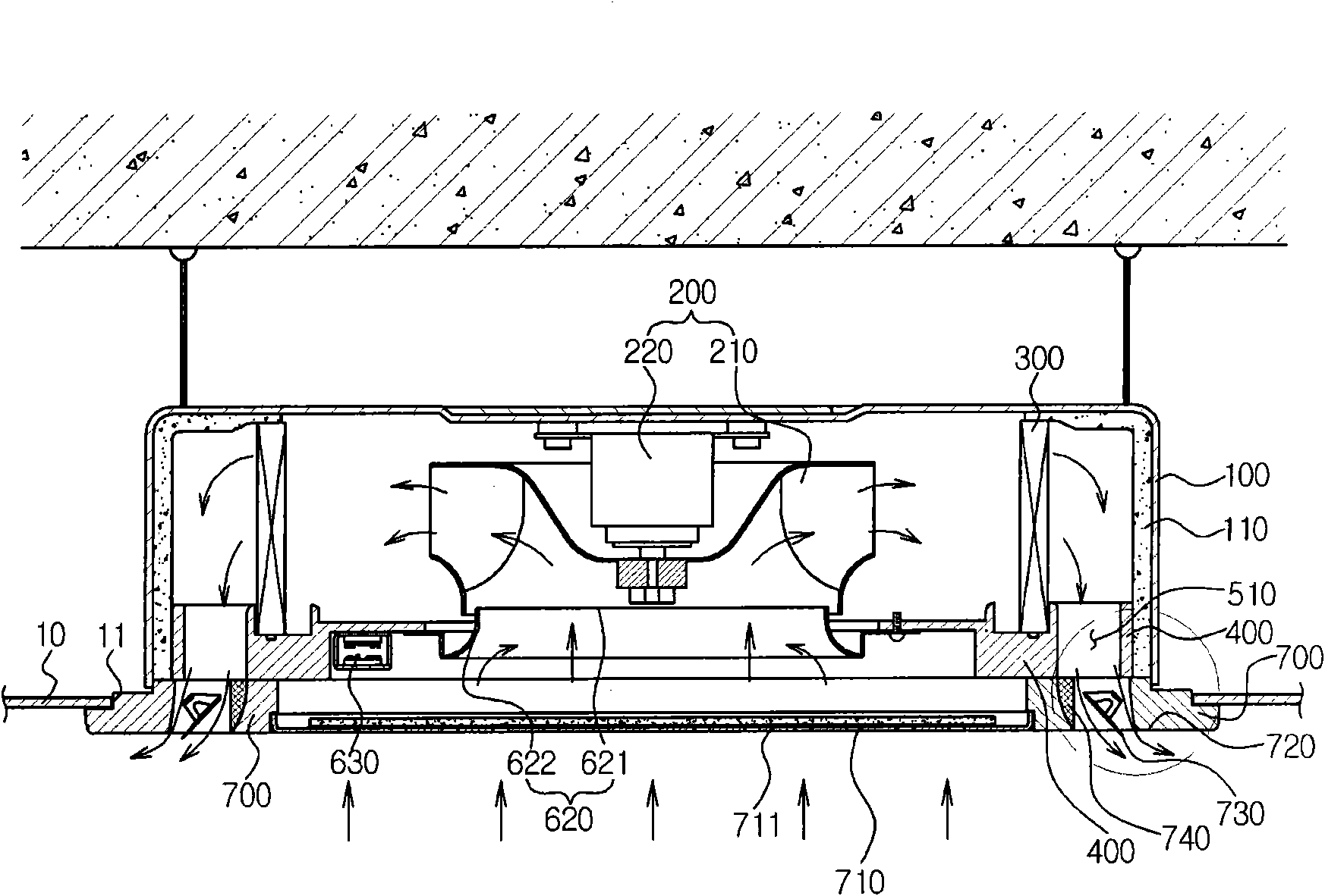 Ceiling type air conditioner