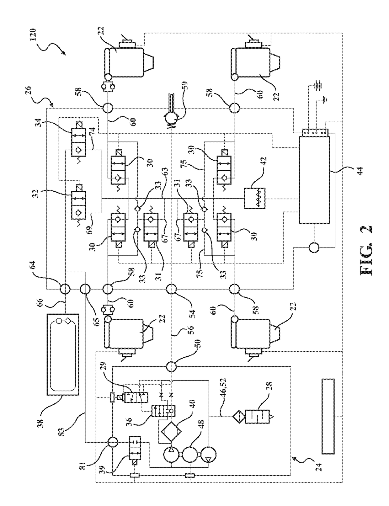Vehicle Suspension Control System With High Flow Exhaust Mechanization