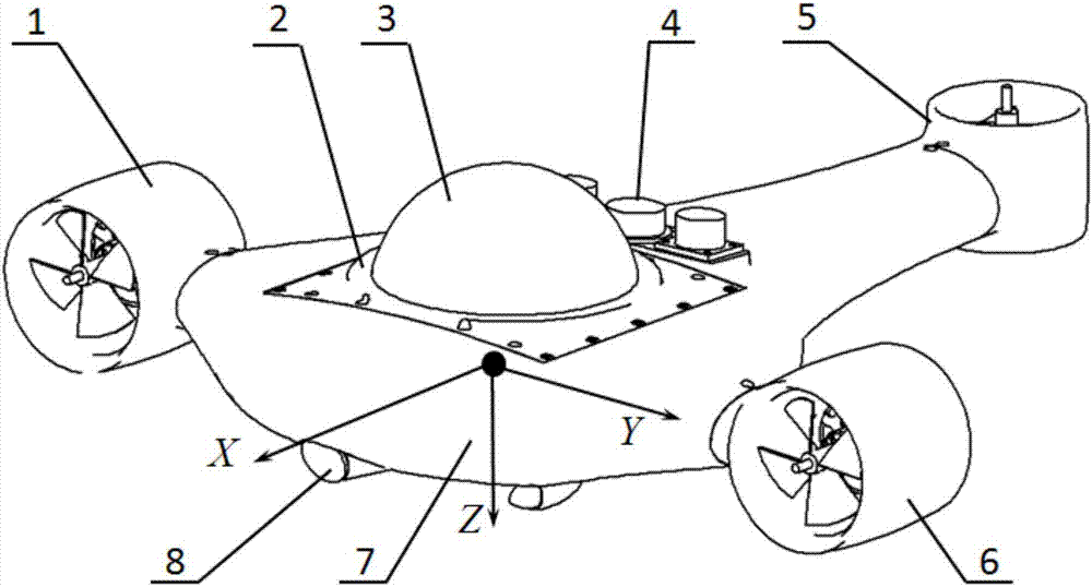 Six-degree-of-freedom underwater robot