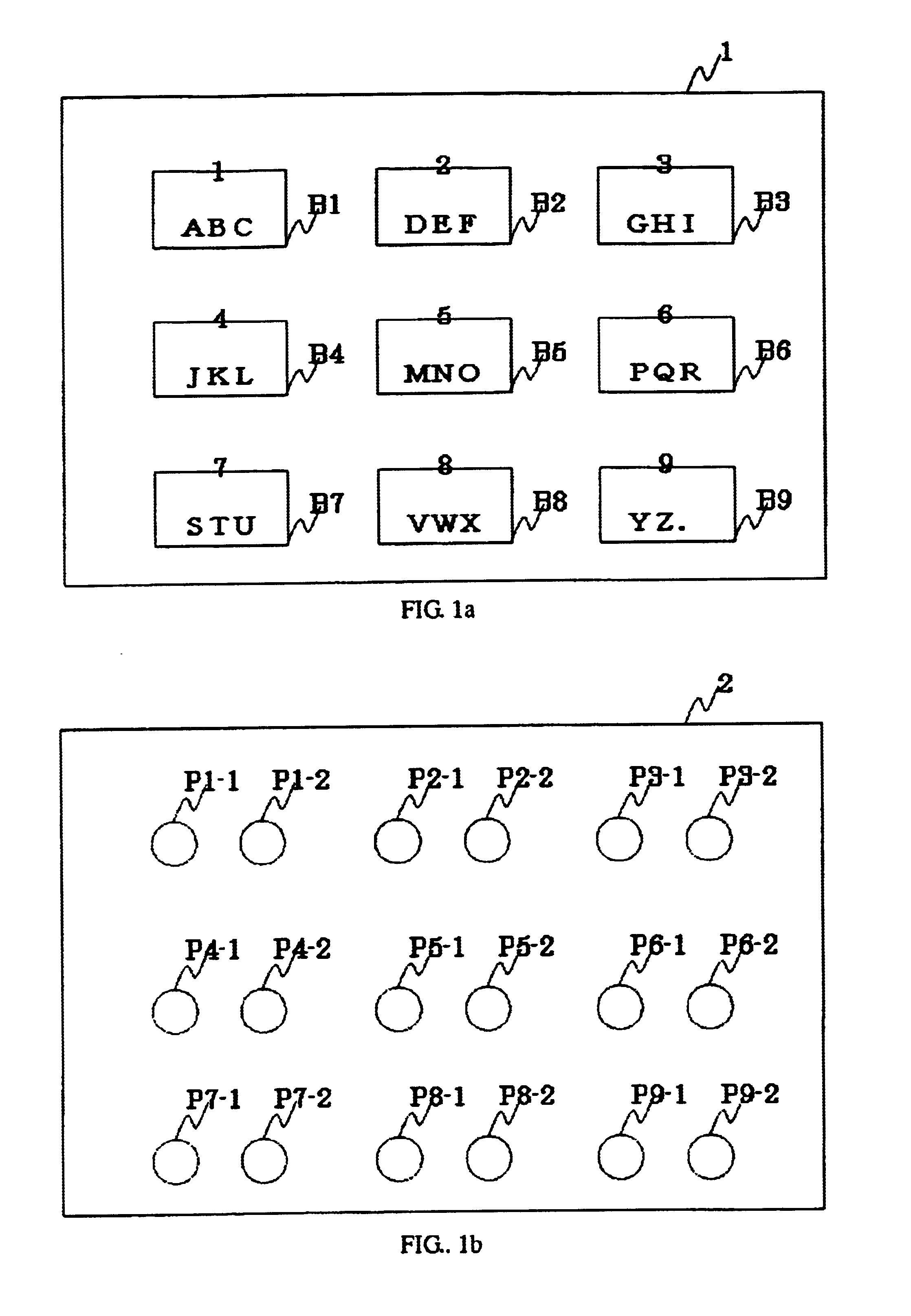 Keypad apparatus and method for inputting data and characters for a computing device or cellular phone