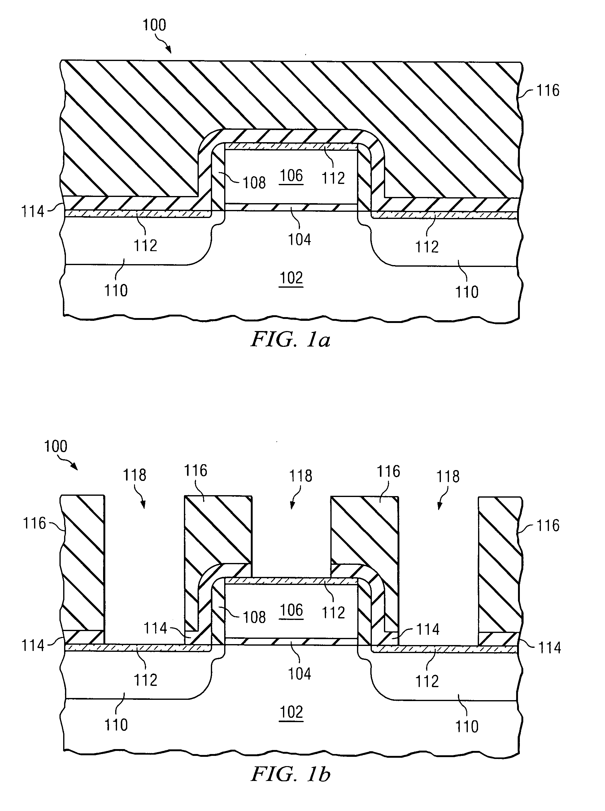 Gapfill for metal contacts