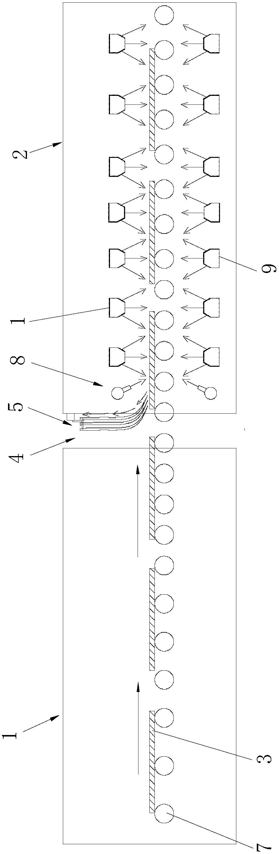 Tempering method of 2-mm glass