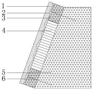 A latticed girder and vegetation bag greening structure system