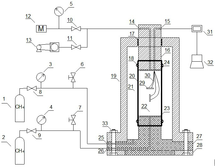 Accurate measurement method of gas slippage coefficient in low permeability coal seam