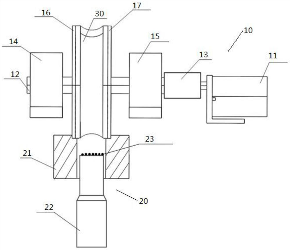 A micro-nano targeted repair device and method for electromagnetic composite field of the inner ring of aeronautical bearings