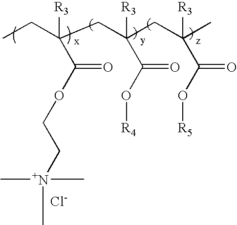 Process for preparing an aqueous dispersion of a quaternary ammonium salt containing vinyl copolymer