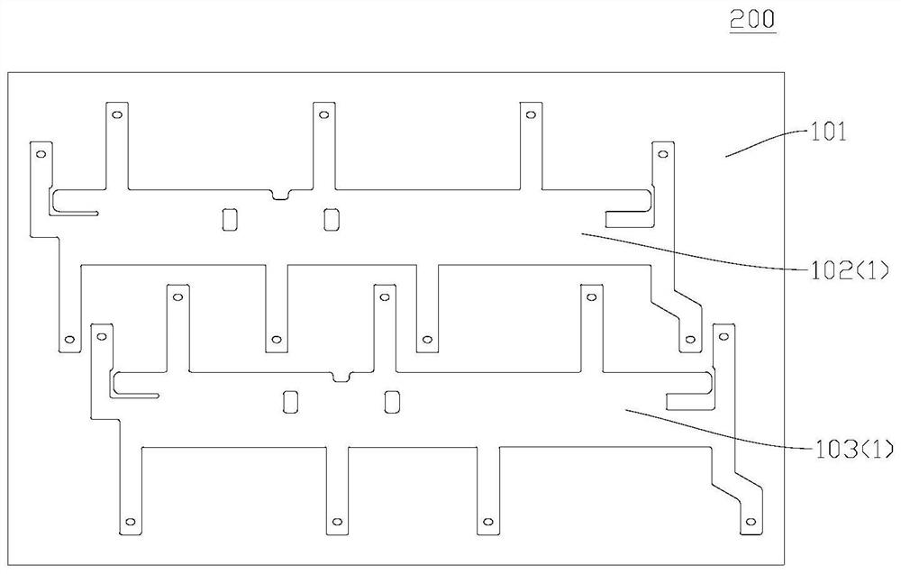 Flexible circuit board, punching substrate and battery device