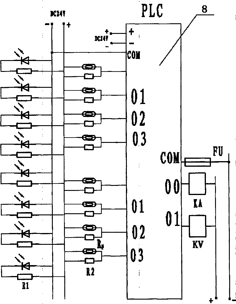 Protection method and protection device thereof when using punch