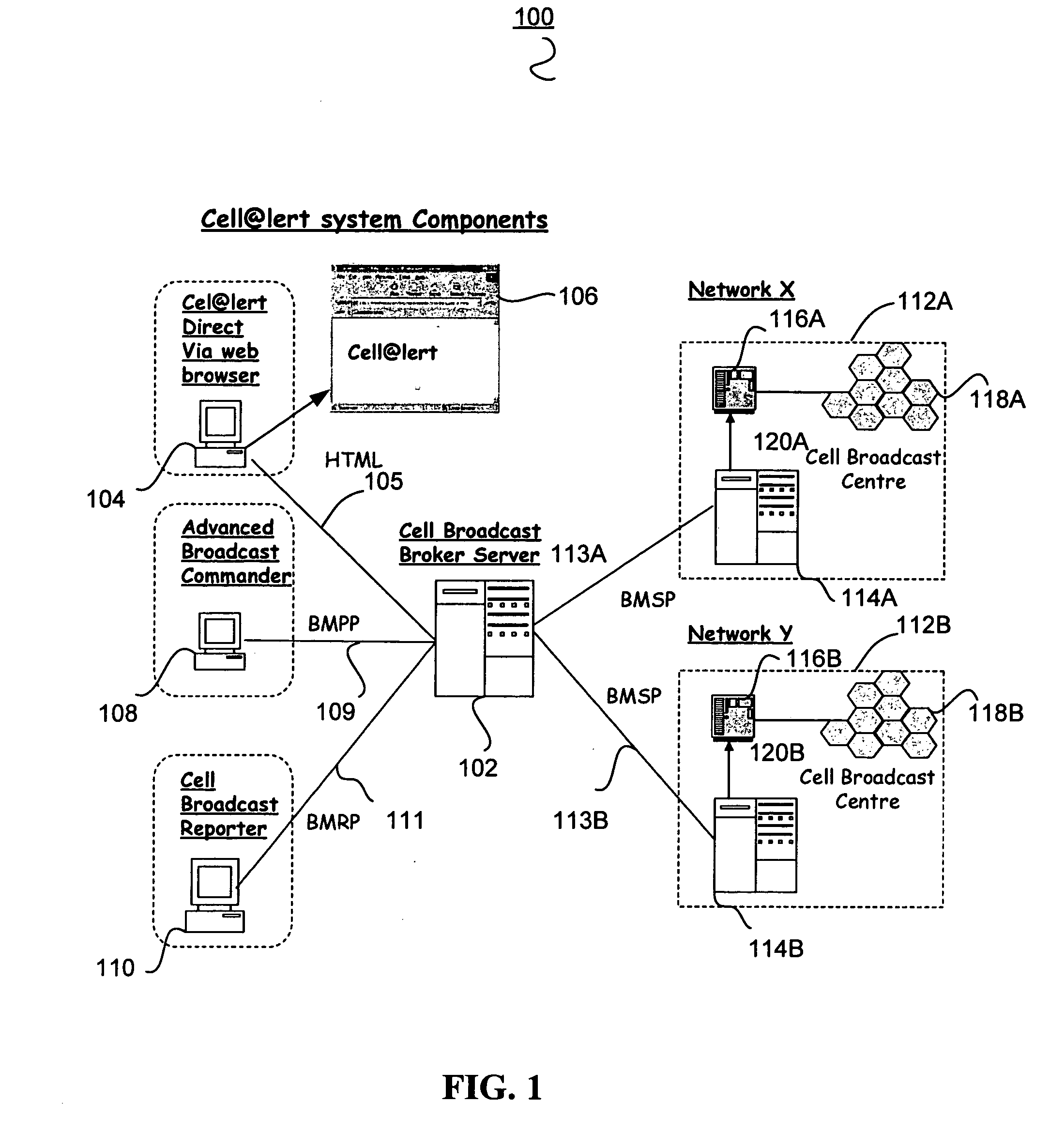 Public service message broadcasting system and method