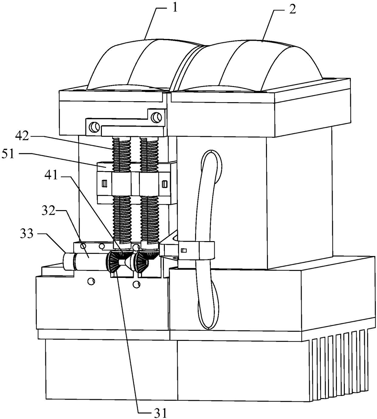 Light adjusting mechanism