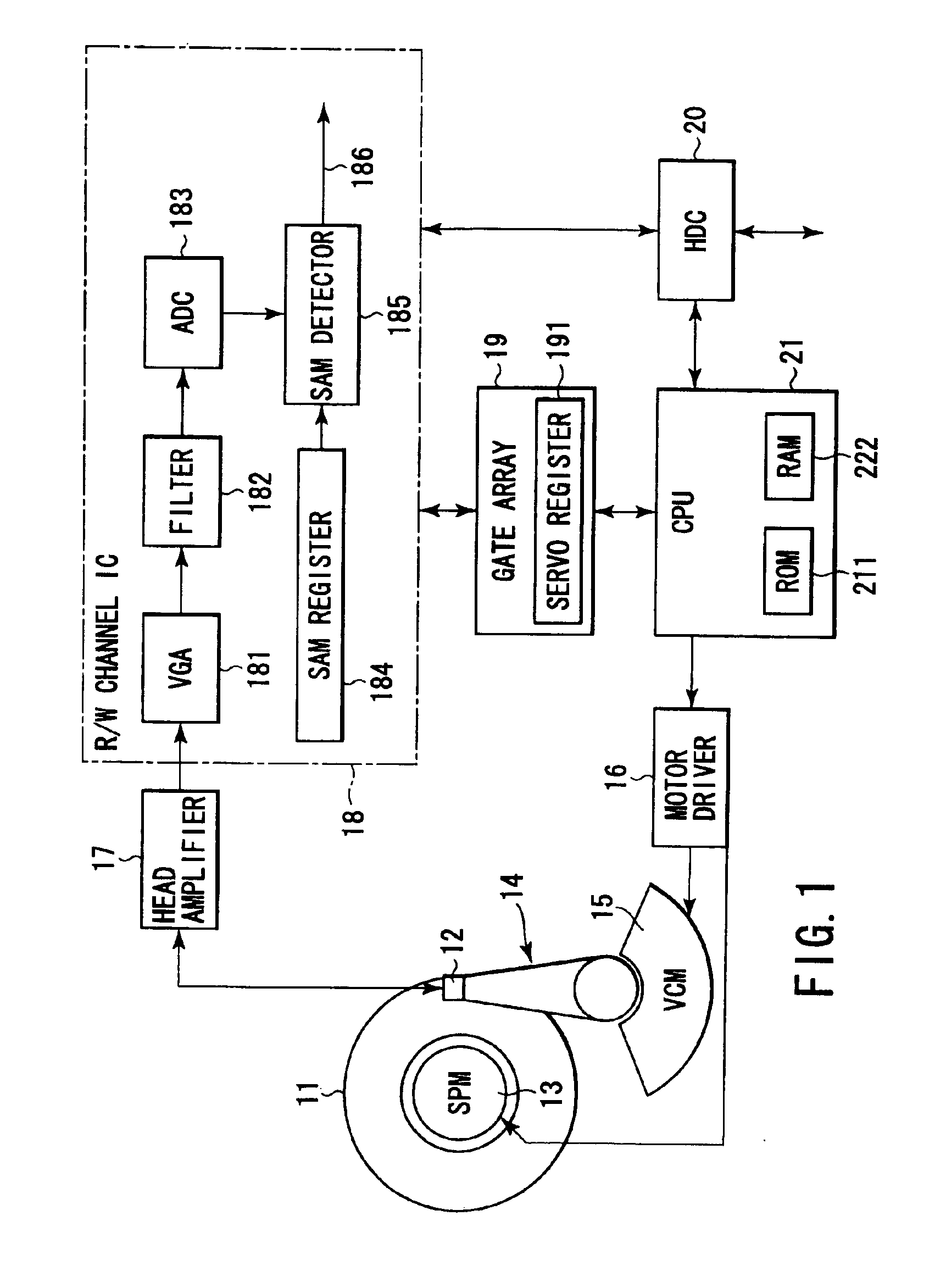 Disk drive and method of detecting servo address mark in the same