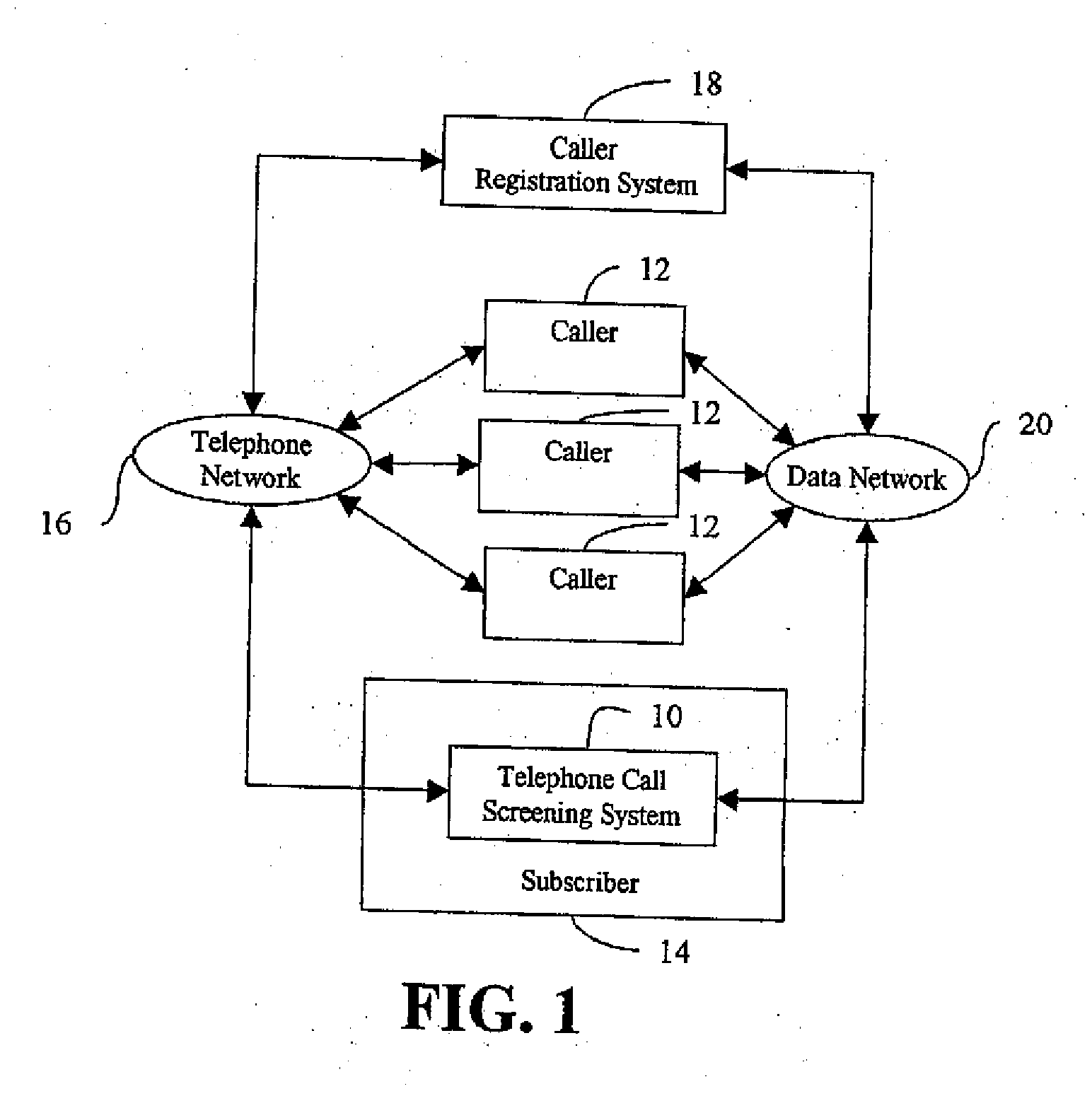 Telephone Call Screening System and Method and Caller Registration System and Method For Use Therewith