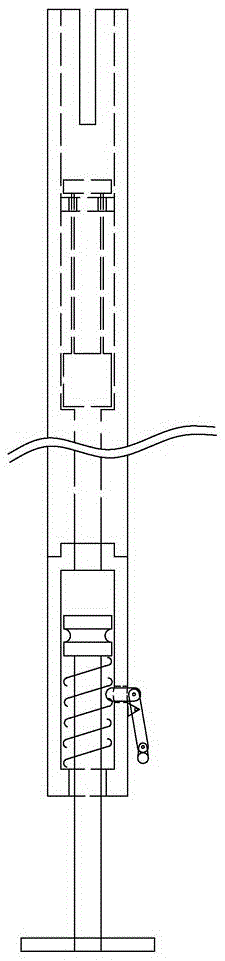 A Pneumatic Tripping Structure of Grounding Wire Operating Rod