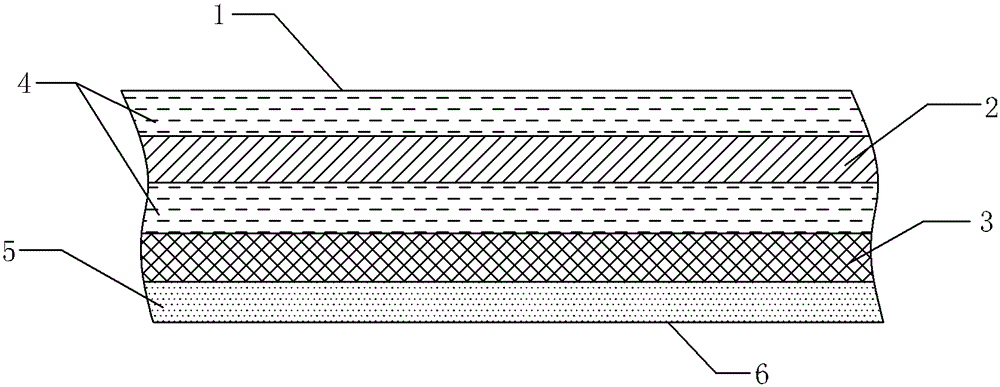 A kind of road pre-attached reflective tape and preparation method thereof