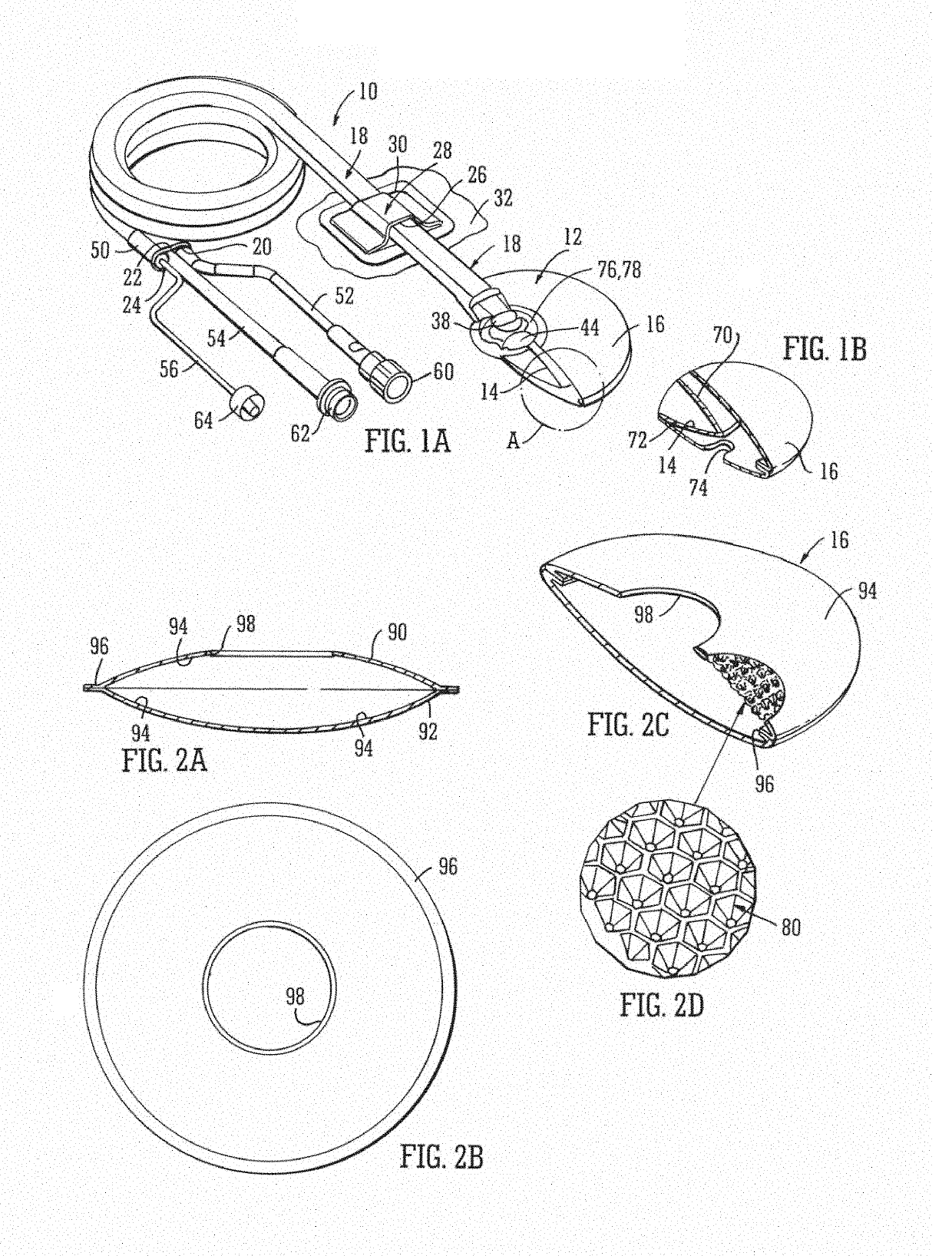 Wound filling apparatuses and methods