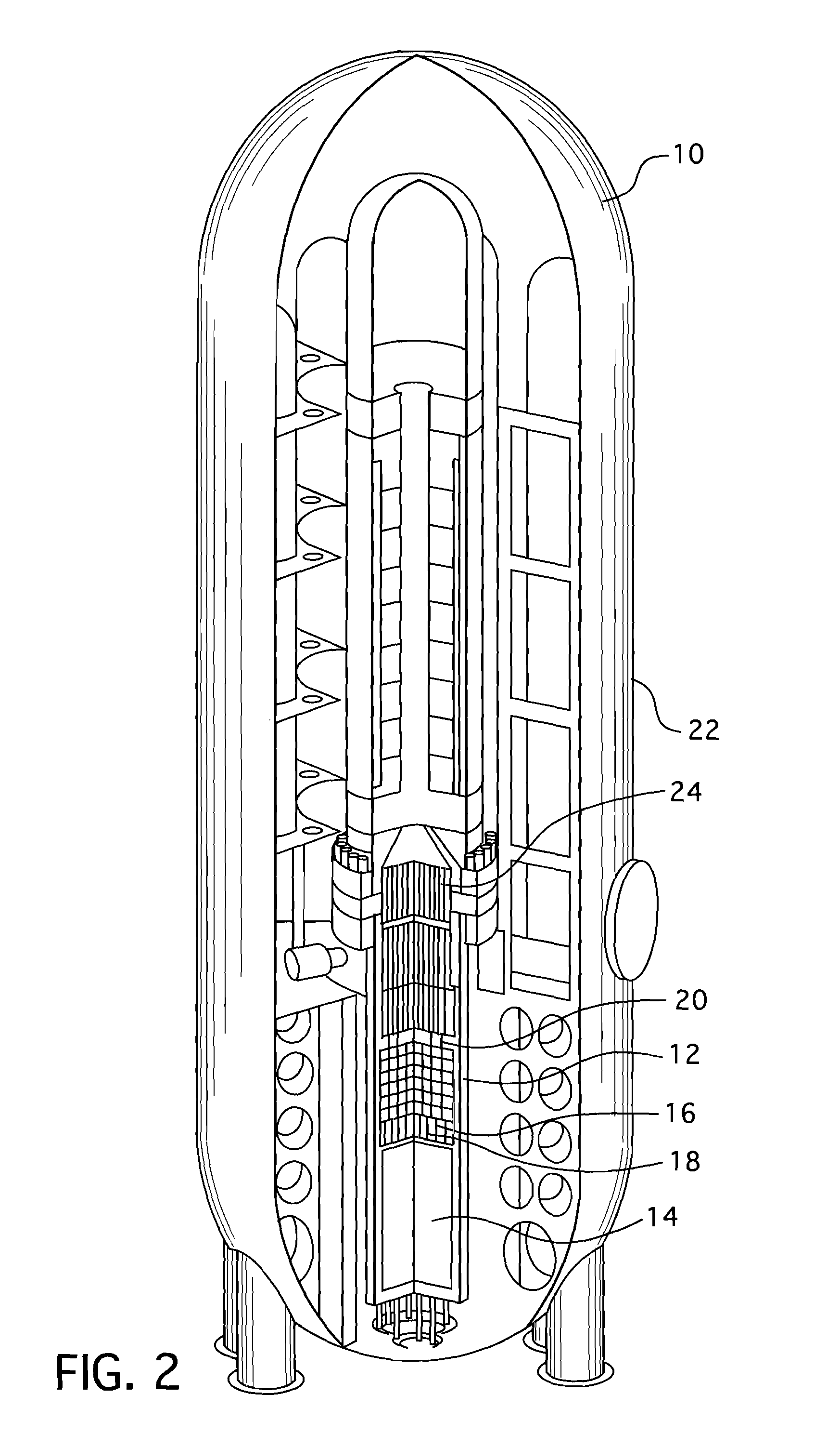Nuclear reactor internal electric control rod drive mechanism assembly