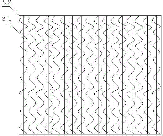 Blended fabric with reasonable structure
