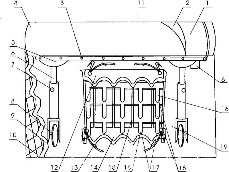 Houses for breeding silkworms with living folium mori, row clipping cocooning frames and method