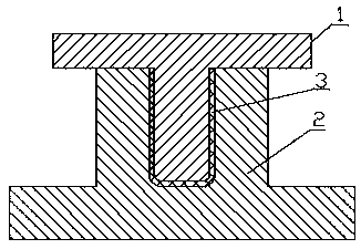 A manufacturing process of a carbon-fibre composite material U-shaped part