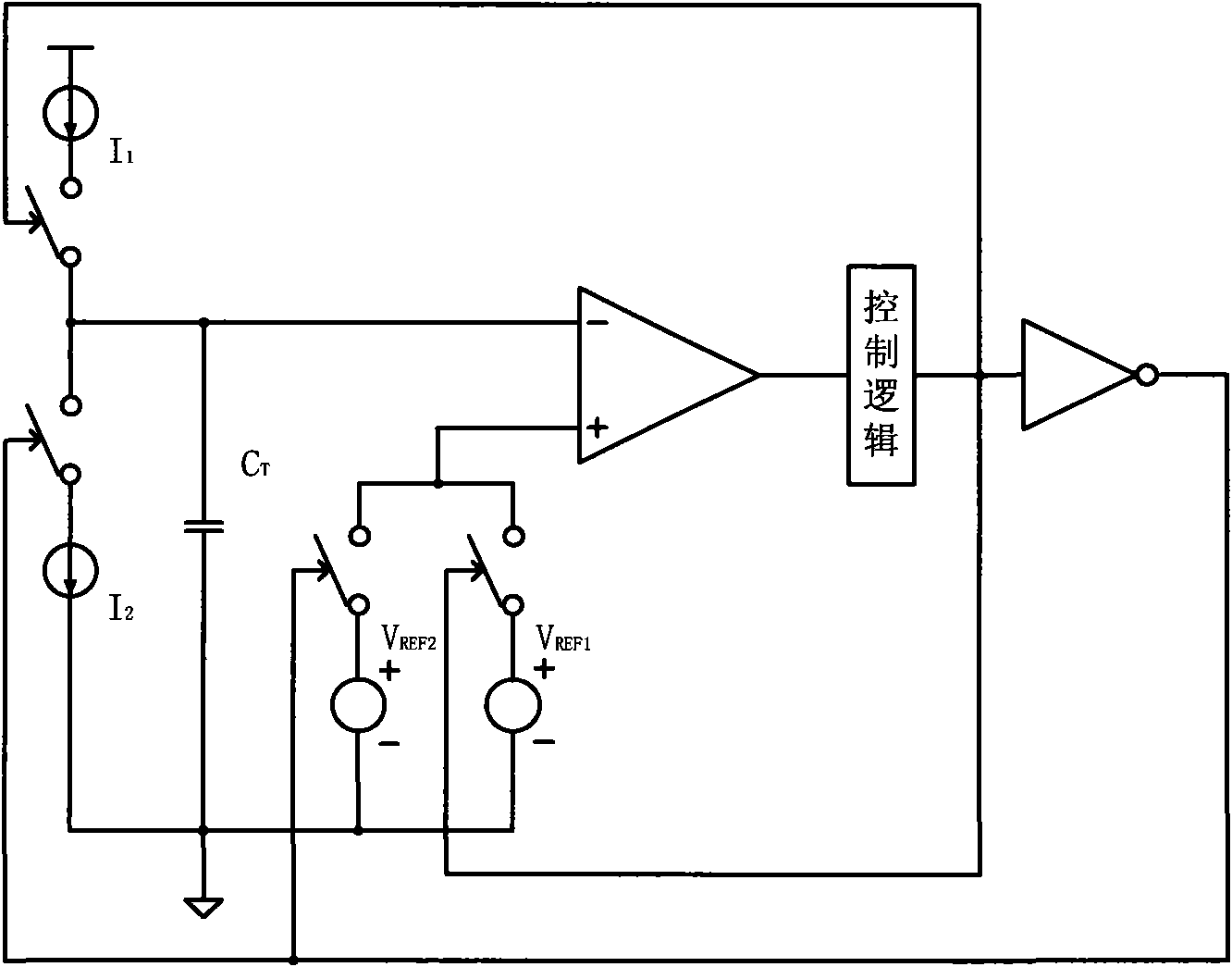Relaxation-type voltage-controlled oscillator