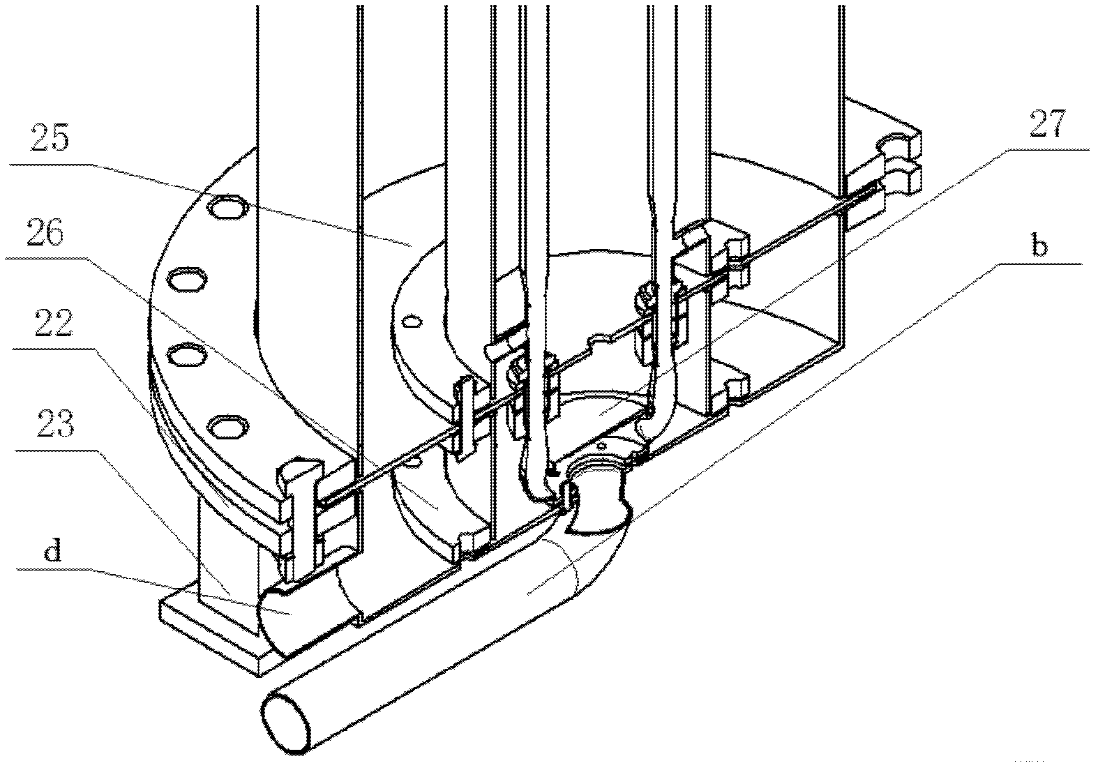 Ring-shaped fluidized bed reactor