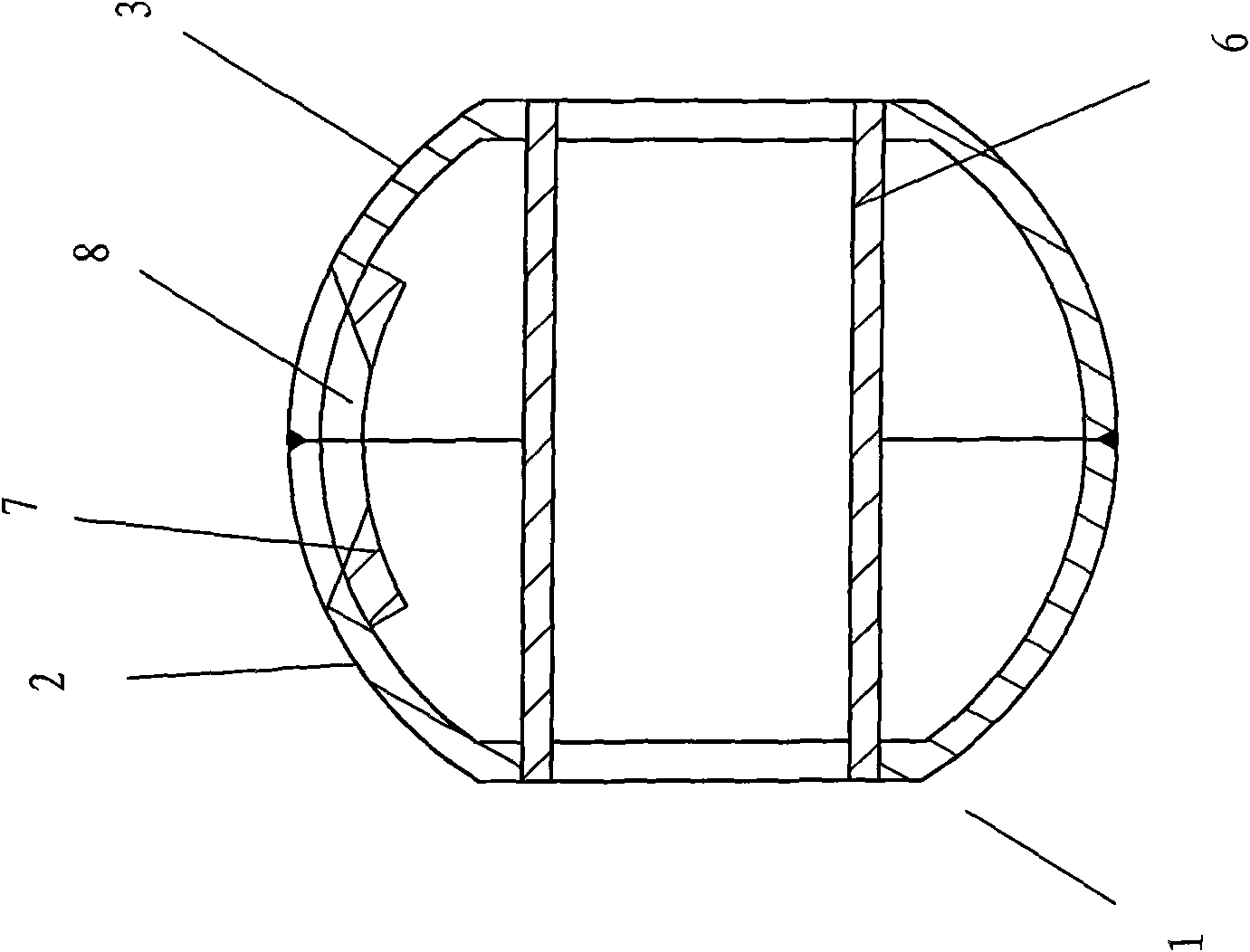 Hollow spherical valve plug and manufacturing method thereof