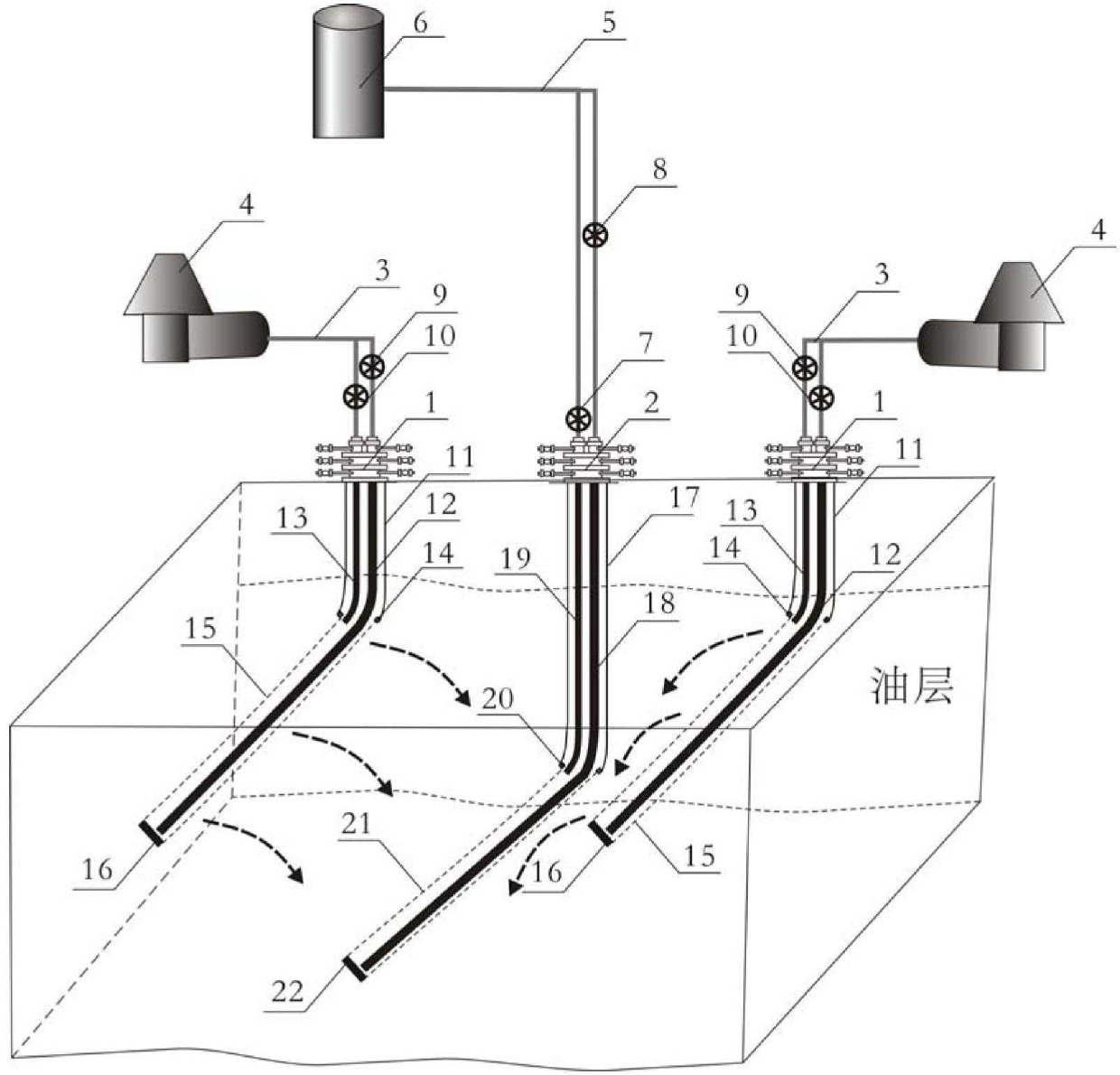 Hot water assisted gravity drainage method for mining high pour-point oil deposit