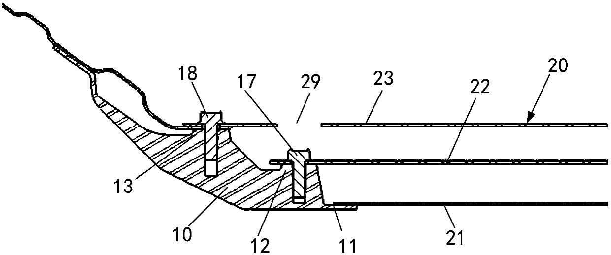 Automobile cross beam and longitudinal beam connecting structure assembly