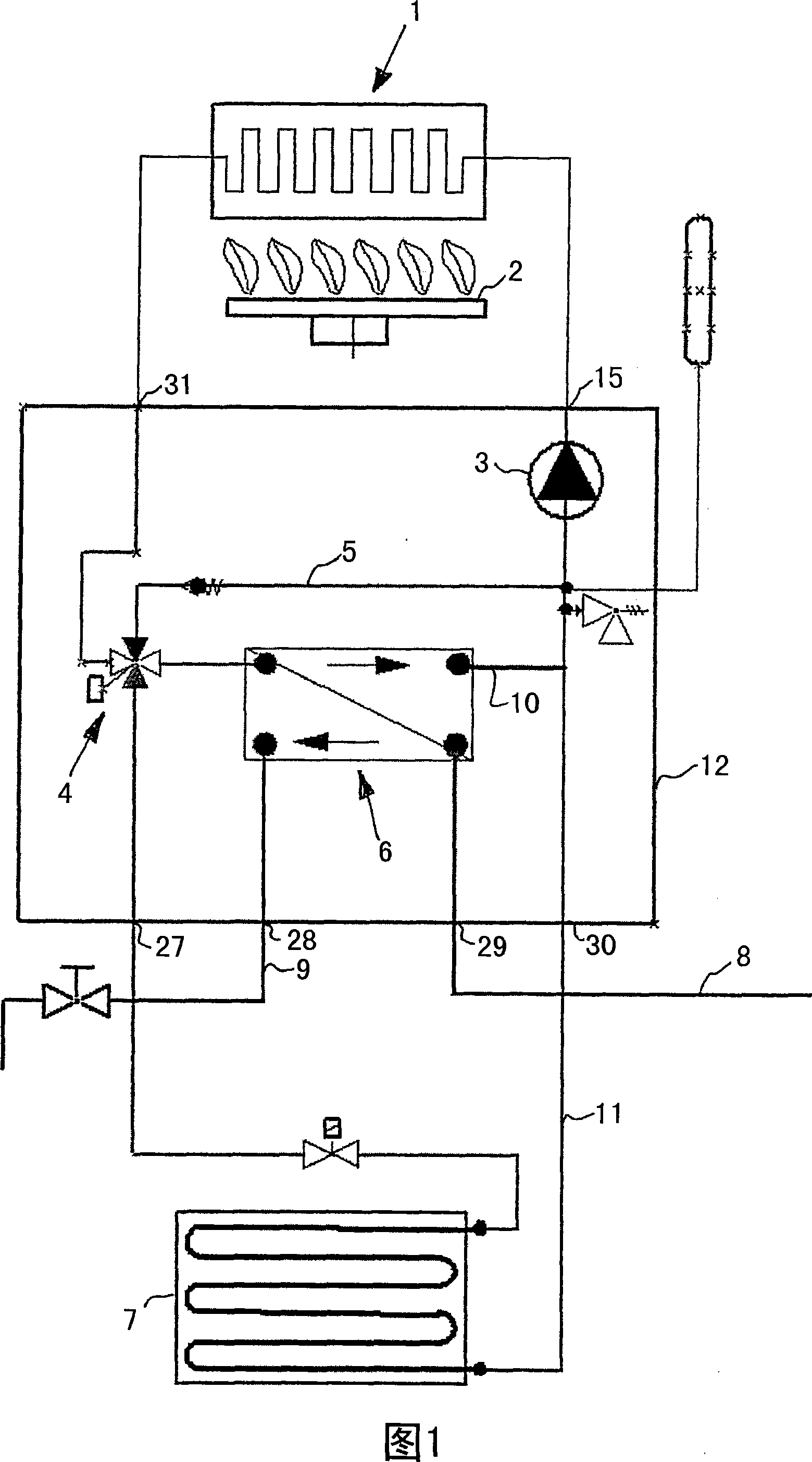 Structure unit of heating installation