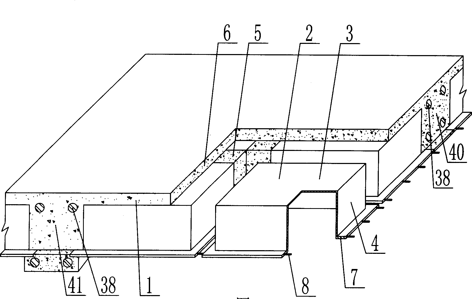 In-situ concrete plate