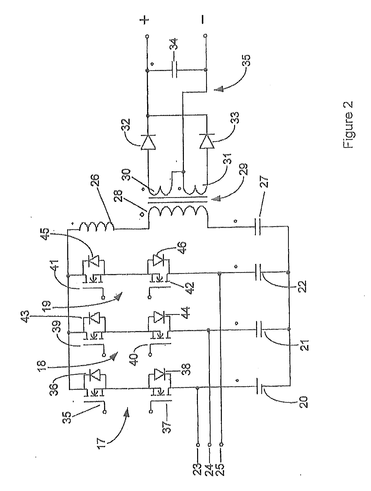 Cyclo-converter and methods of operation