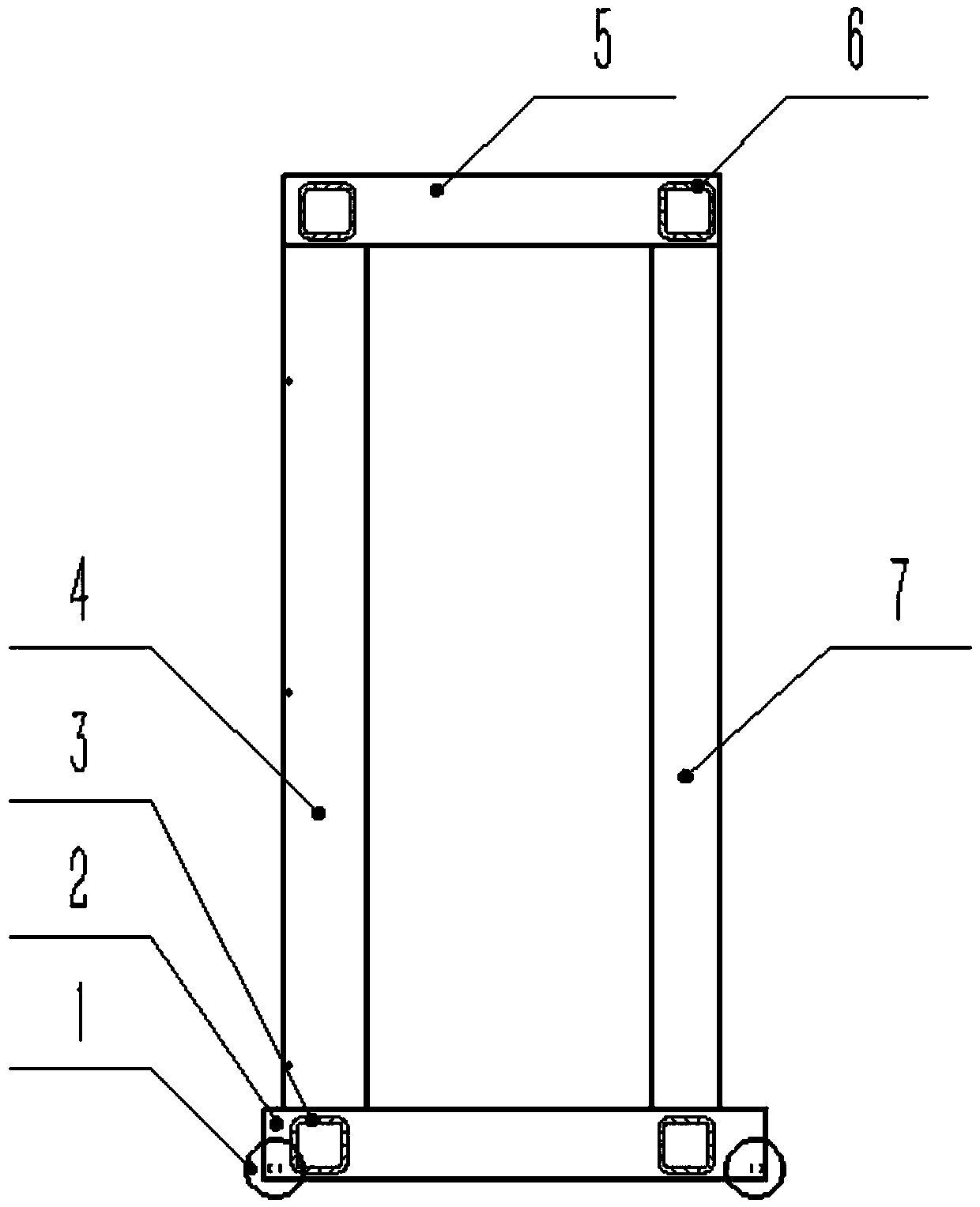 Automatic device for cleaning vertical urinal