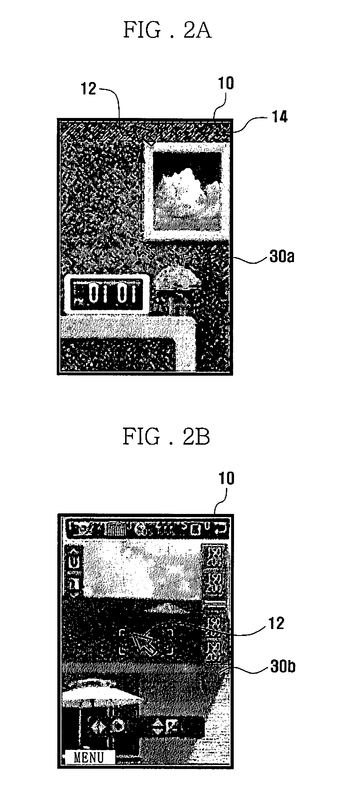 Idle screen arrangement structure and idle screen display method for mobile terminal