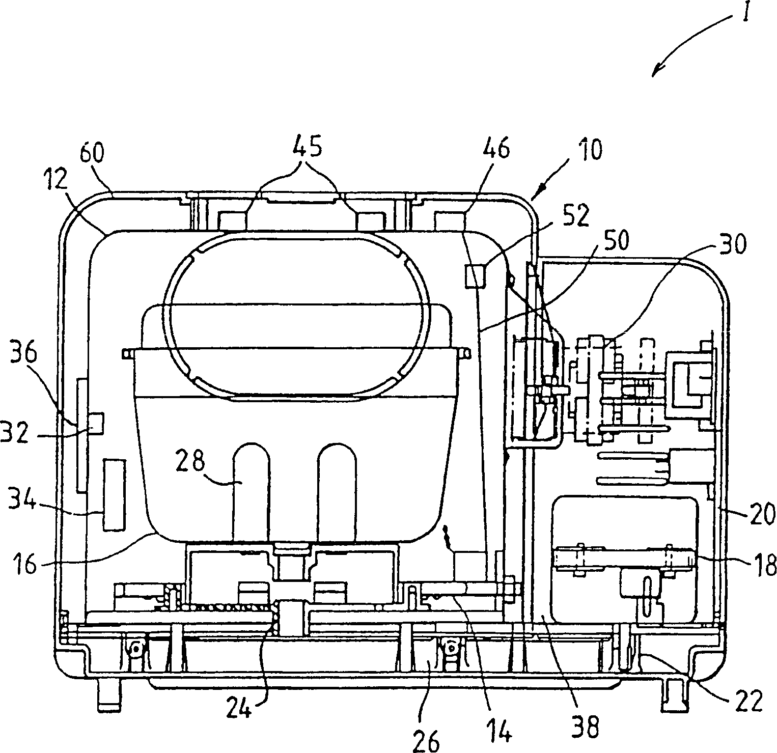 Bread maker with improved temperature and humidity control