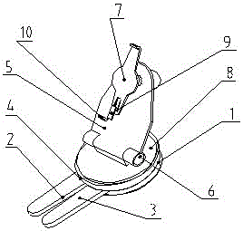 A device for indexable placement of flat-panel electronic equipment