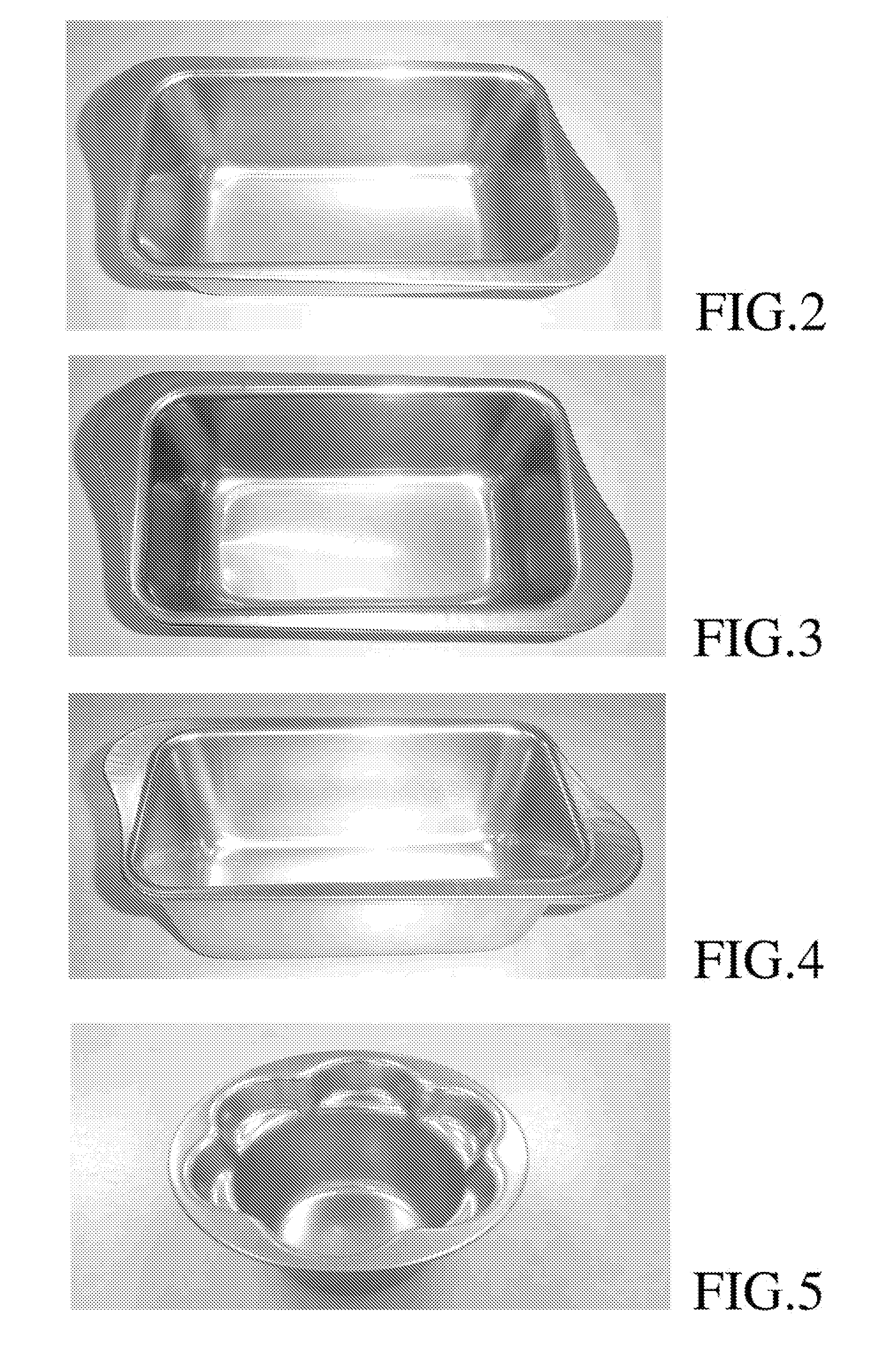 Method for rendering color imitation on a baking tray