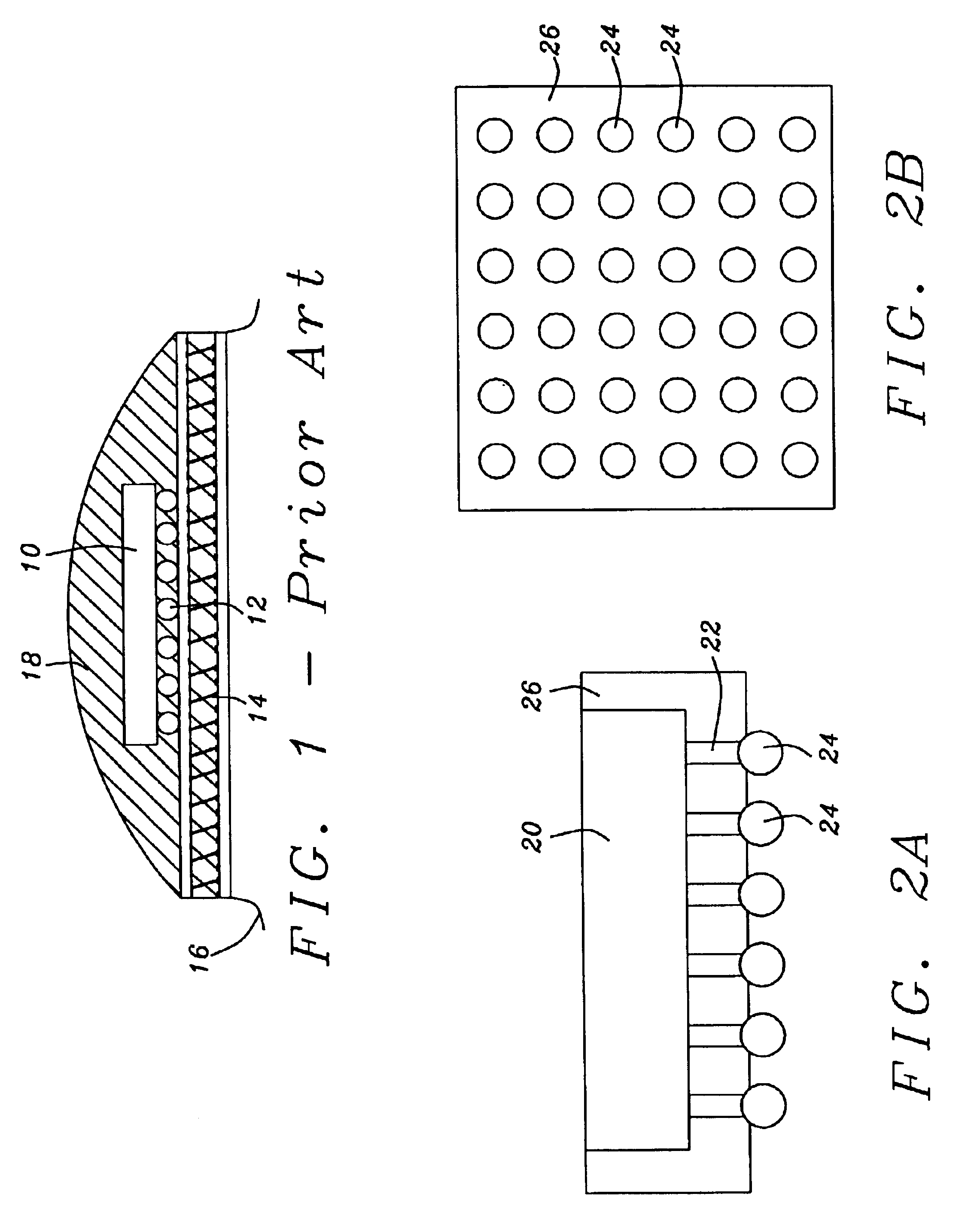 Package design and method of manufacture for chip grid array