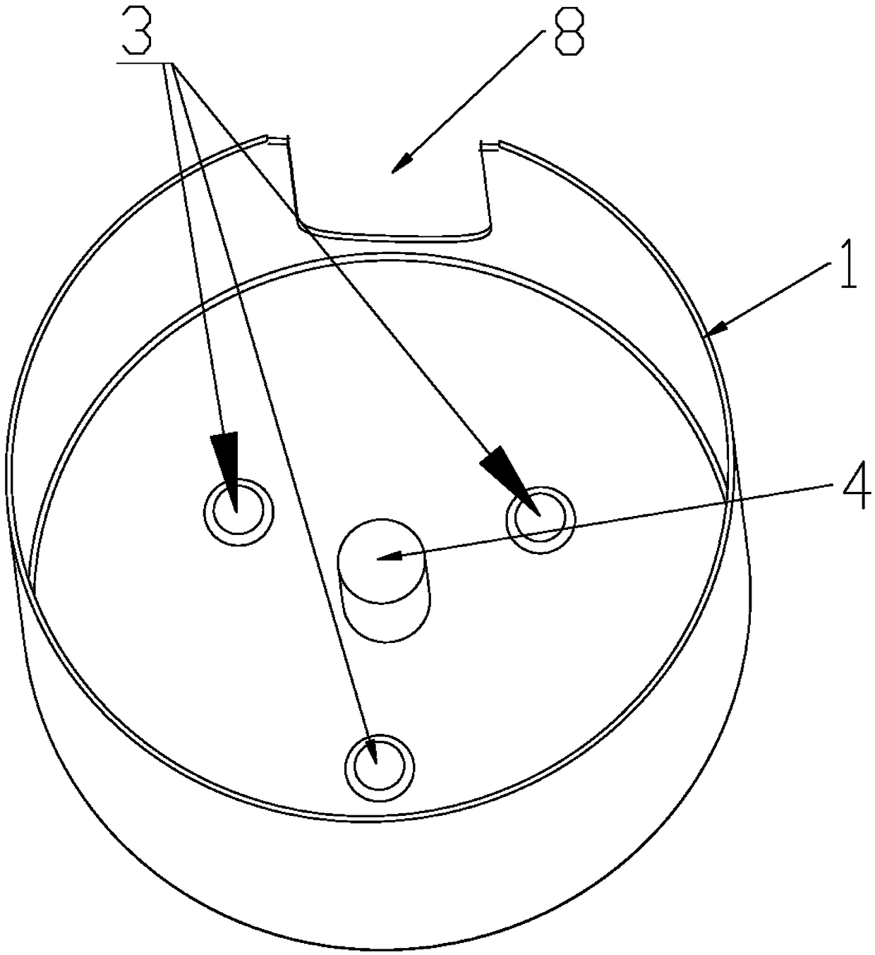 Aerosol propellant grain ignition device and production method