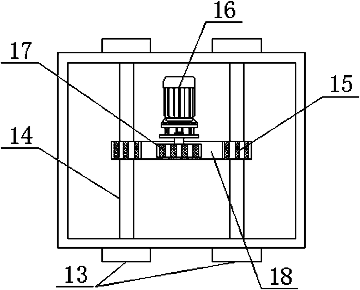 Fully-enclosed movable type spray maintenance platform