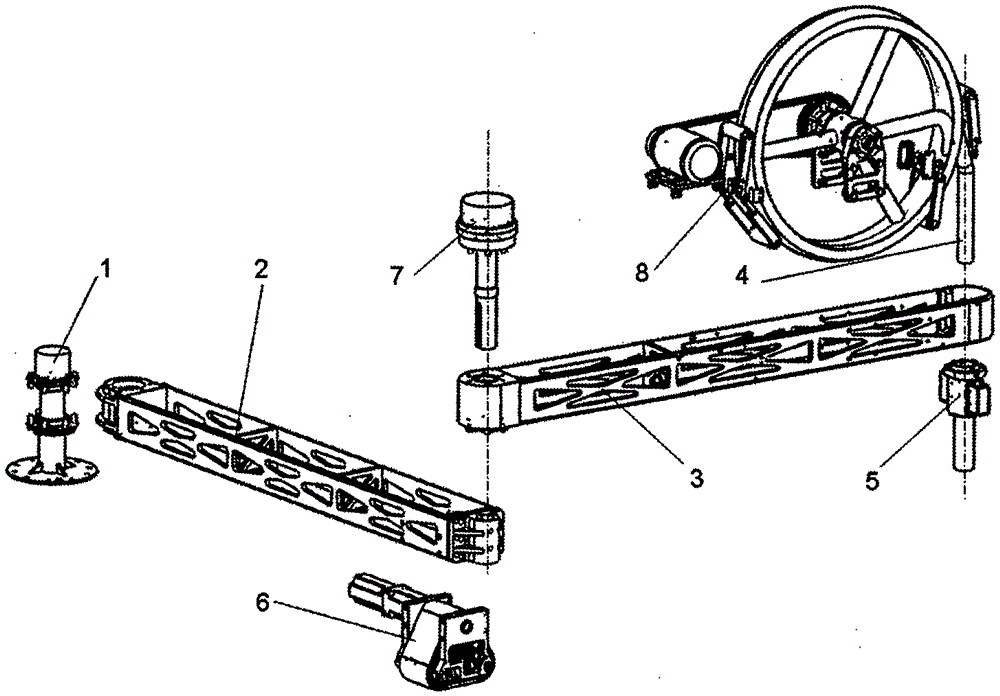 A tank clearing device
