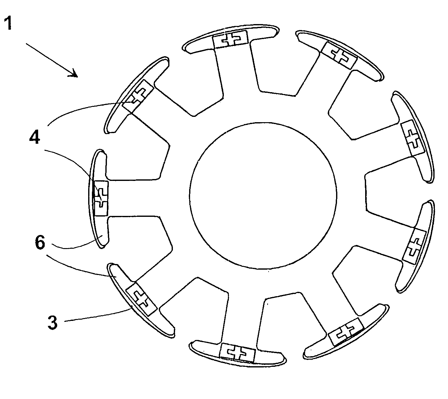 Method and apparatus for wire termination on outwardly spooled multi-pole stators