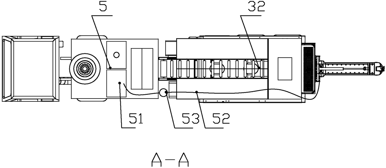 Removable continuous concrete mixing equipment