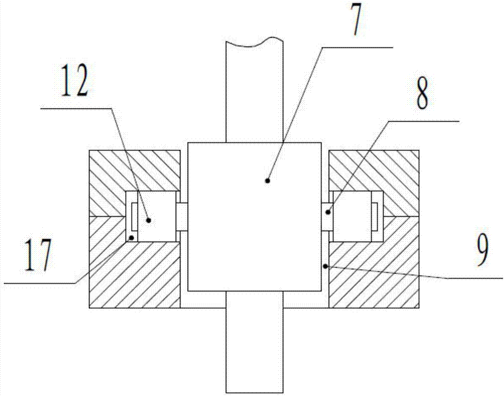 Clamp device for circuit de-icing
