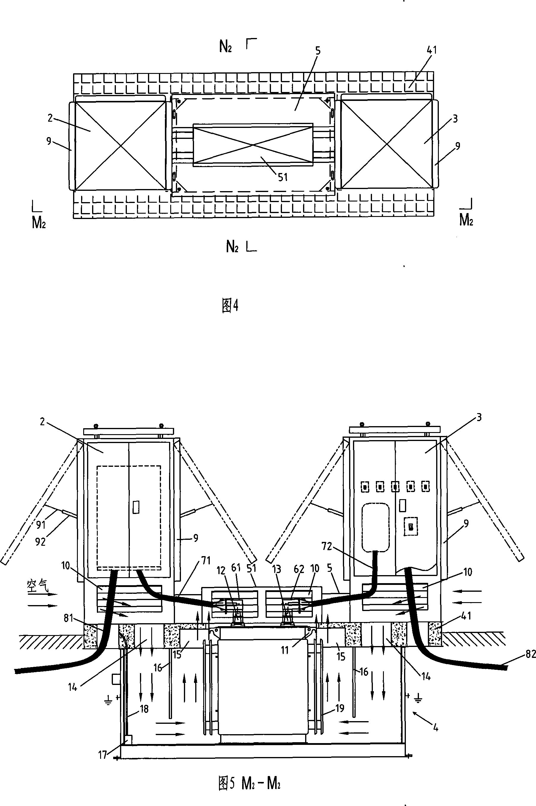 A pre-buried package transformer