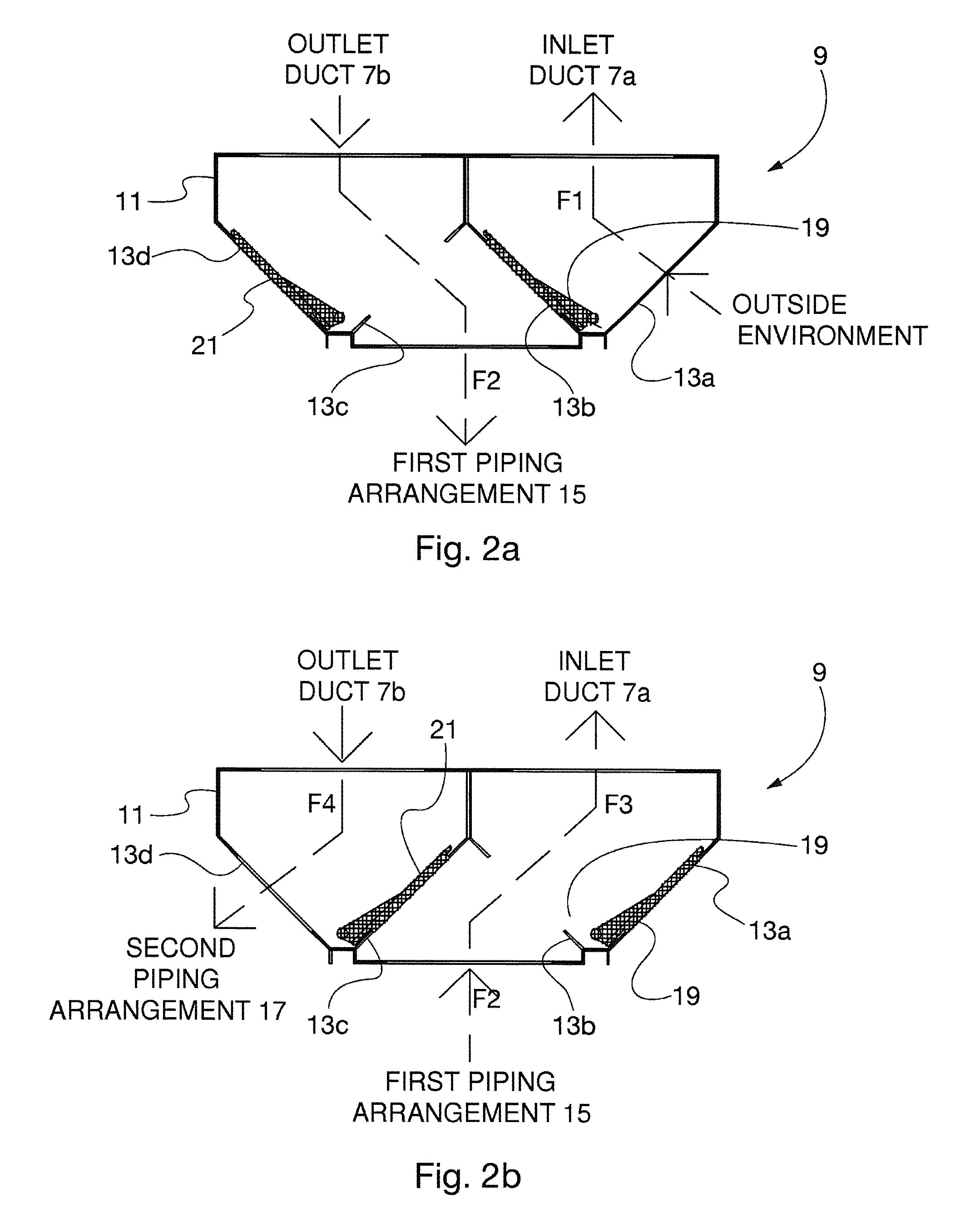 Ventilation Unit for Flow Reversal