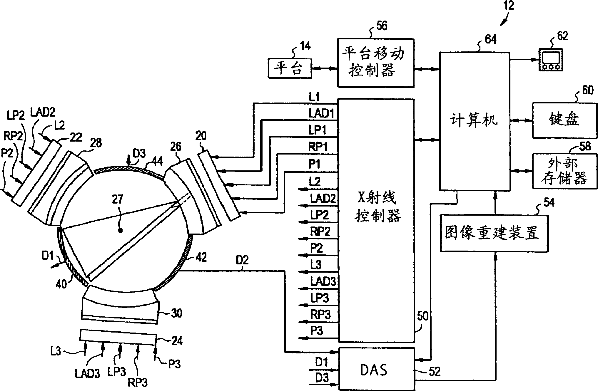 Electron emitter assembly and method for generating electron beams