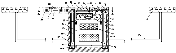 Signal transmitting device for monitoring mountainous road