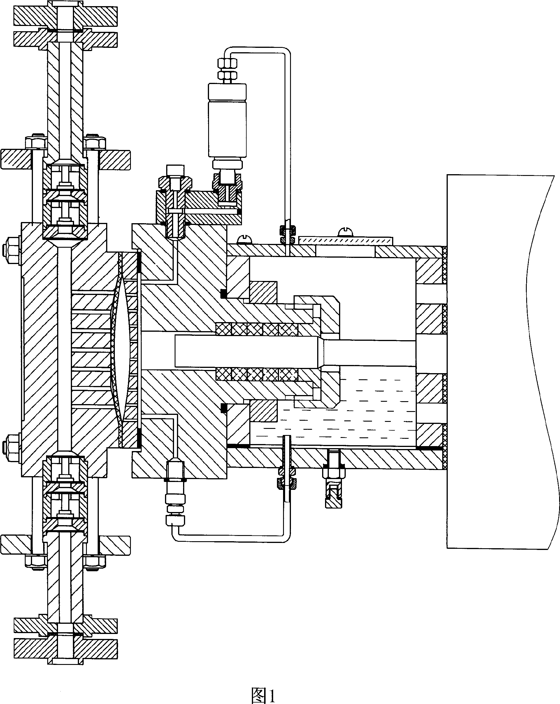 High-pressure hydraulic diaphragm metering pump
