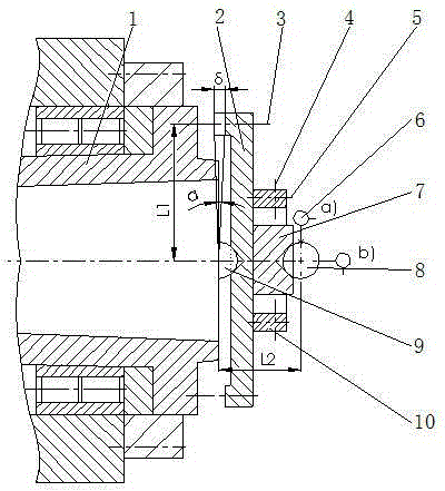 Detection method and detection device for rotation precision of precision machine tool spindle