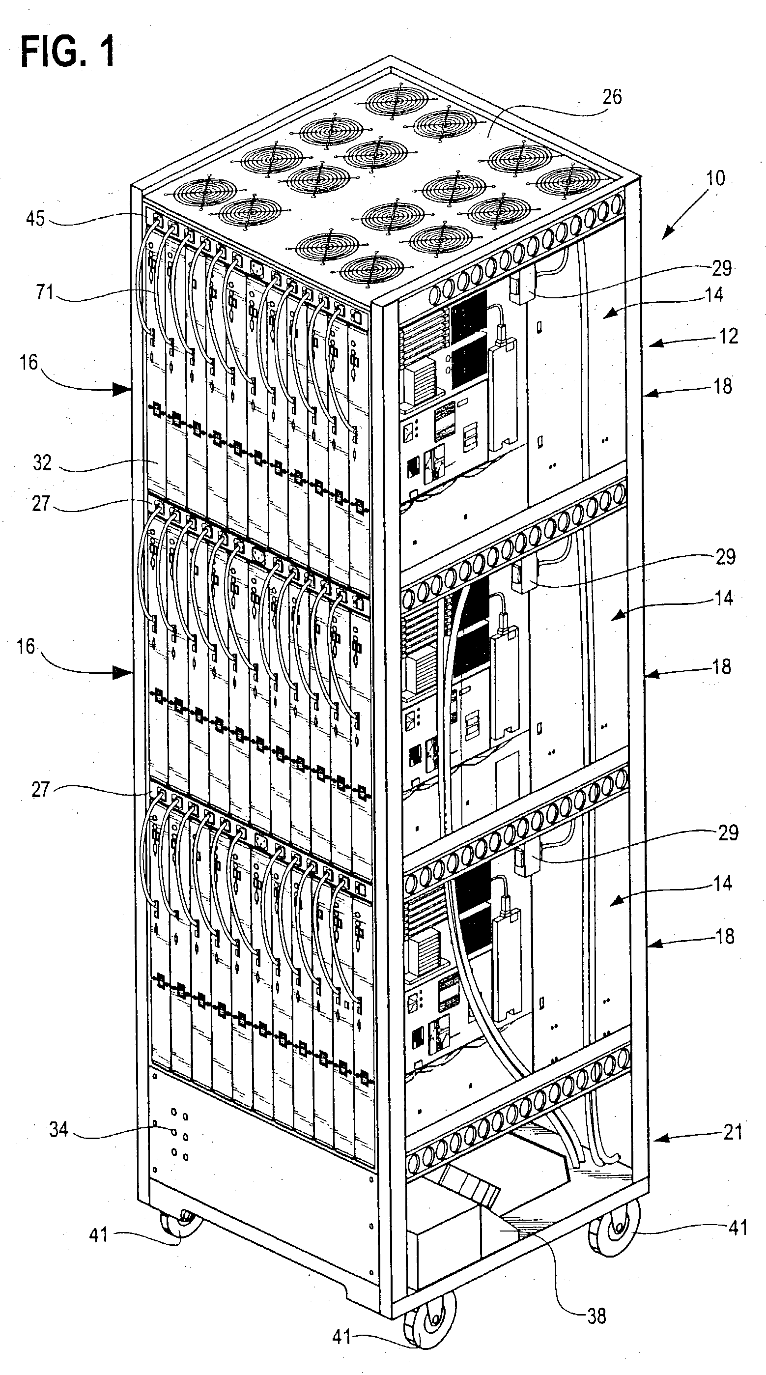 Rack mountable computer component power distribution unit and method